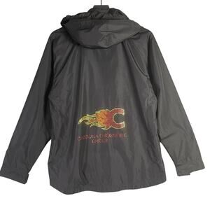 Chestnut Hill Carolina Crossfire Cheer Jacket Medium Black Windbreaker Logo